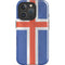 Iceland Flag Distressed iPhone 16 Pro Impact Case